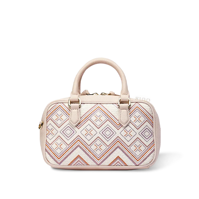 zhuang-brocade-pink-geometric-motif-luxury-boston-bag-main-1.png